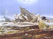 Caspar David Friedrich The Wreck of the Hope (nn03) oil on canvas